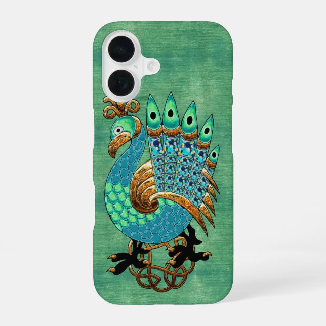Coque iPhone 16 Celt et Feathers (Verso)