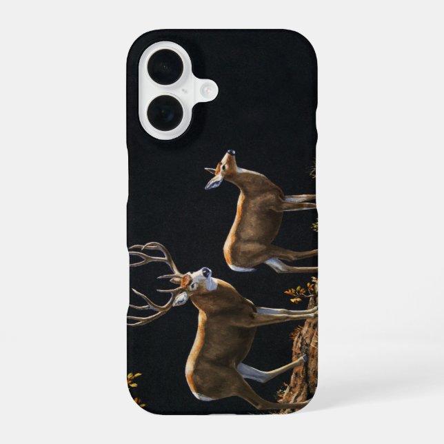 Coque iPhone 16 Cerf mulet Buck & Doe (Verso)