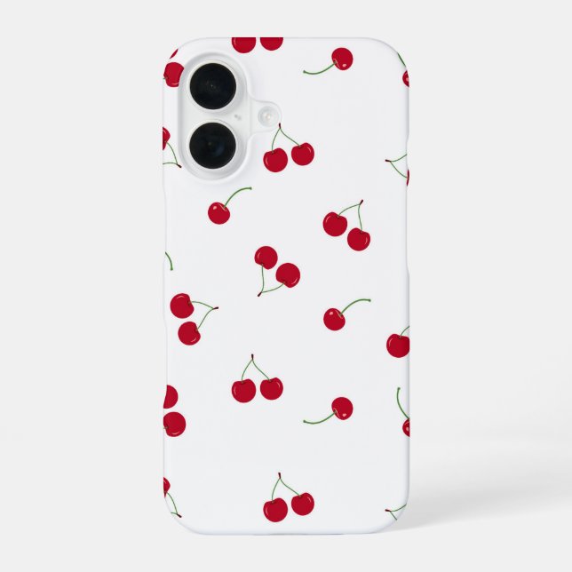 Coque iPhone 16  Cerise Cerises (Verso)