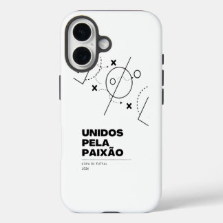 Coque iPhone 16 Cerveau Tactique" iPhone - Édition Futsal 2026