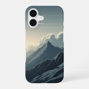 Coque iPhone 16 Chaîne de montagnes vintage