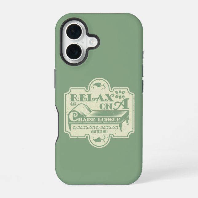 Coque iPhone 16 Chaise Longue (Verso)