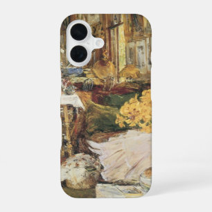 Coque iPhone 16 Chambre de fleurs par Childe Hassam, Beaux-arts vi