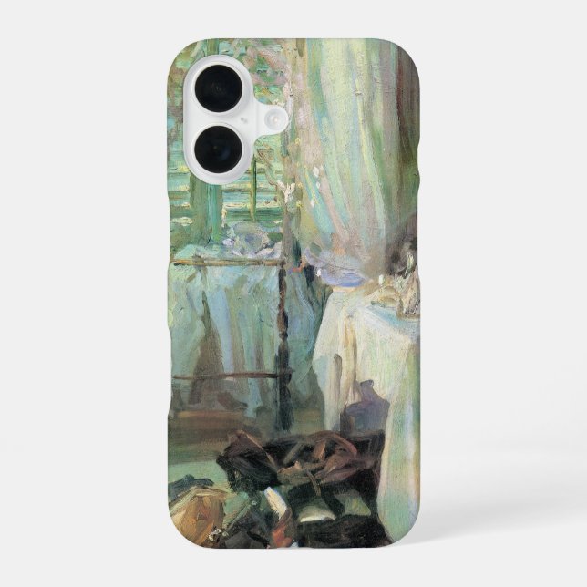 Coque iPhone 16 Chambre d'hôtel par John Singer Sargent (Verso)