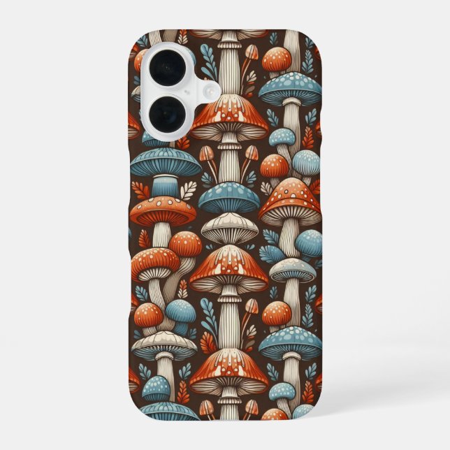 Coque iPhone 16 Champignons Americana (Verso)