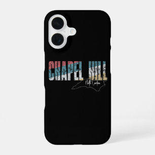 Coque iPhone 16 Chapel Hill Caroline du Nord Cool Rétro Vieilli