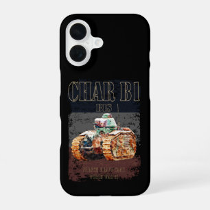 Coque iPhone 16 Char B1 Bis French Lourd réservoir de 2ÈME GUERRE