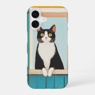 Coque iPhone 16 Charming Chat in Window