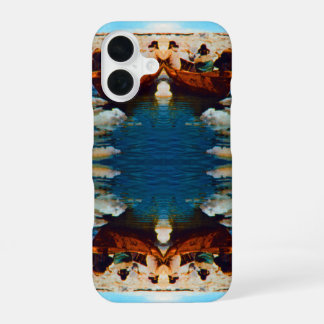 Coque iPhone 16 Chasseurs esquimaux vintage USA Alaska