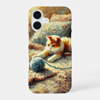 Coque iPhone 16 Chat joueur