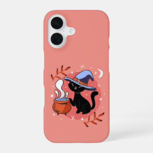 Coque iPhone 16 Chat noir cuisinier