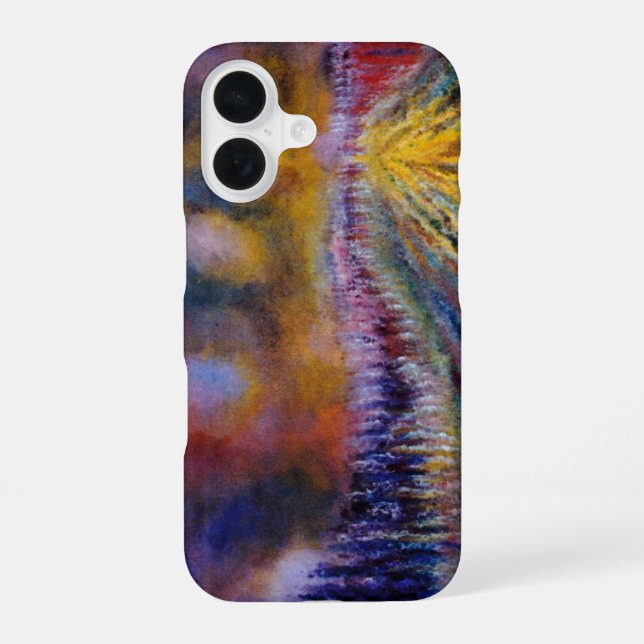 Coque iPhone 16 Chemin pourpre (Verso)