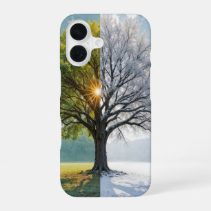 Coque iPhone 16 Chêne en deux saisons