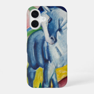 Coque iPhone 16 Cheval bleu de Franz Marc, Beaux-arts vintage