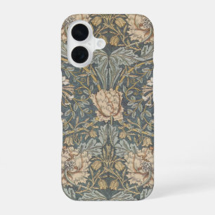 Coque iPhone 16 Chèvrefeuille par William Morris, Art floral vinta