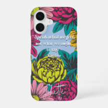 Chic moderne Pop Art Floral Shakespeare Citation