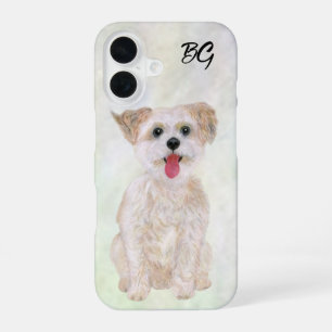 Coque iPhone 16 Chien Morkie