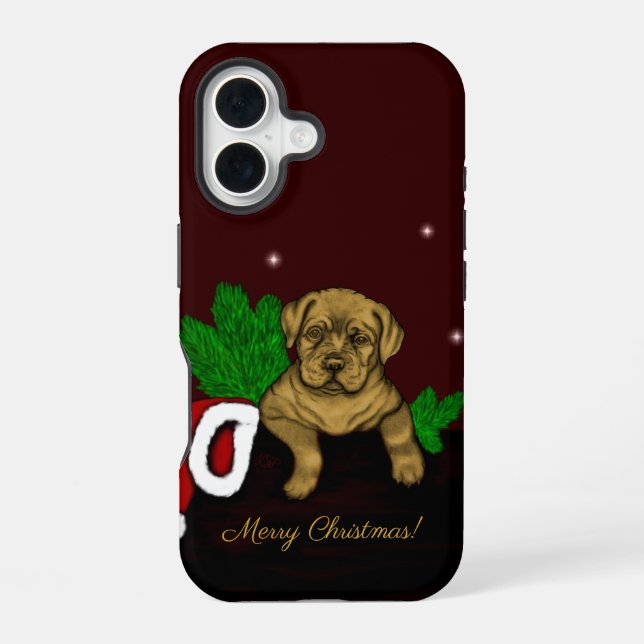 Coque iPhone 16 Chiffre XMas (Verso)