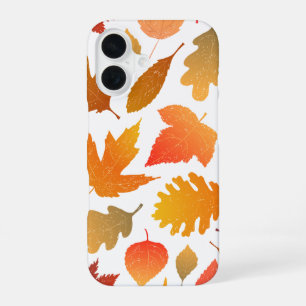 Coque iPhone 16 Chute pour l'automne - Motif feutre douillet