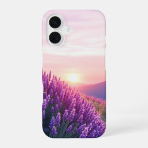 Coque iPhone 16 Ciels de lavande