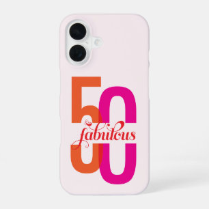 Coque iPhone 16 Cinquante Moderne & Fabuleux 50e Anniversaire