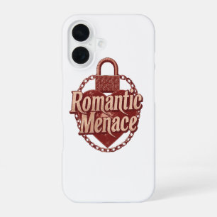 Coque iPhone 16 Citation gothique romantique anti-Saint-Valentin