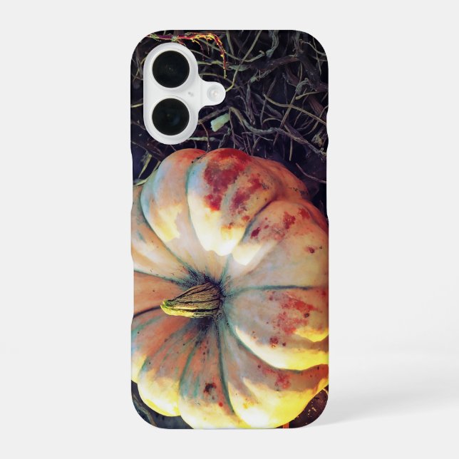 Coque iPhone 16 Citrouille Rustique  (Verso)