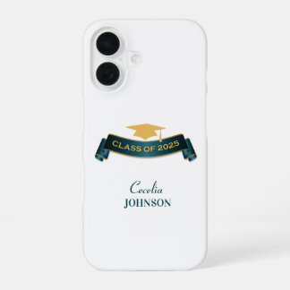 Coque iPhone 16 Classe de 2025 Graduation