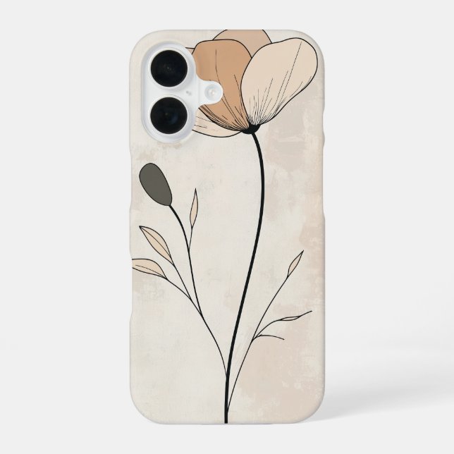 Coque iPhone 16 Classic Bud Beige (Verso)