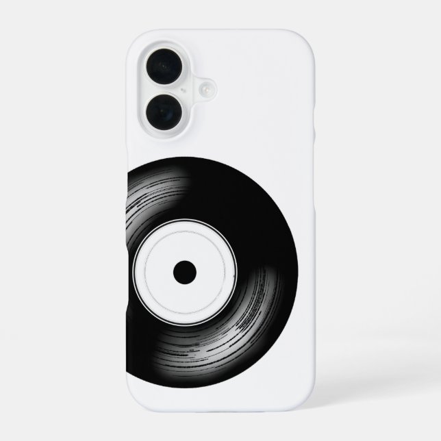 Coque iPhone 16 Classic Vinyl Disc (Verso)