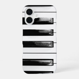 Coque iPhone 16 Clavier à Touches de Piano Antique