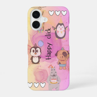 Coque iPhone 16 clic heureux