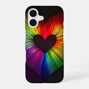 Coque iPhone 16 Coeur d'amour