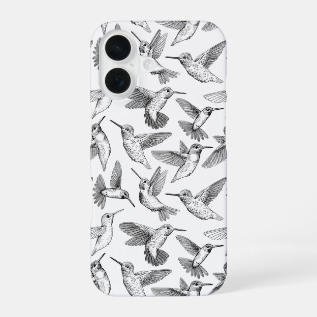 Coque iPhone 16 Colibris (Verso)