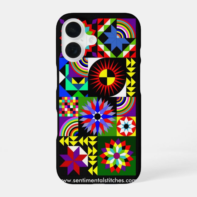 coque iPhone 16 - Collage de surfaces composées (Verso)