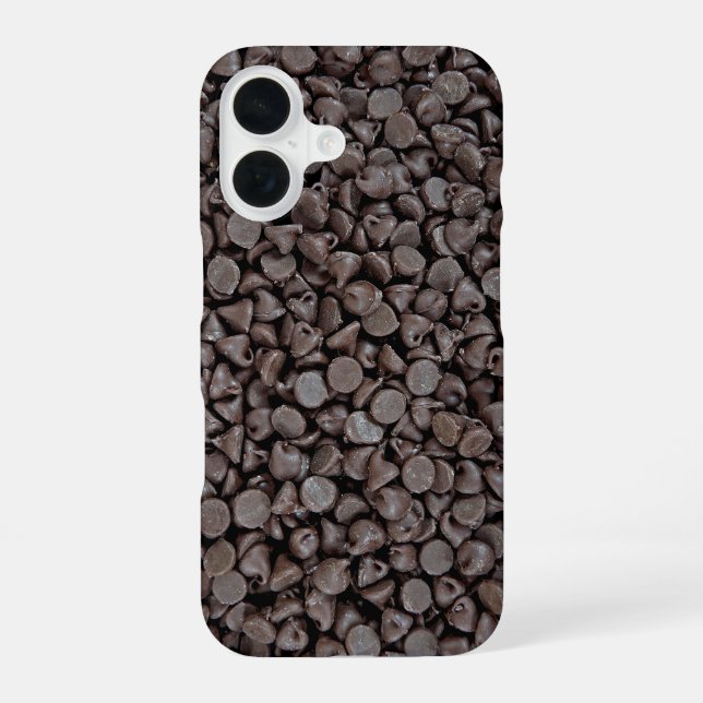 Coque iPhone 16 Collection de pépites de chocolat (Verso)