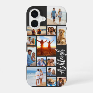 Coque iPhone 16 Collection photo moderne 13 Nom du script Votre co