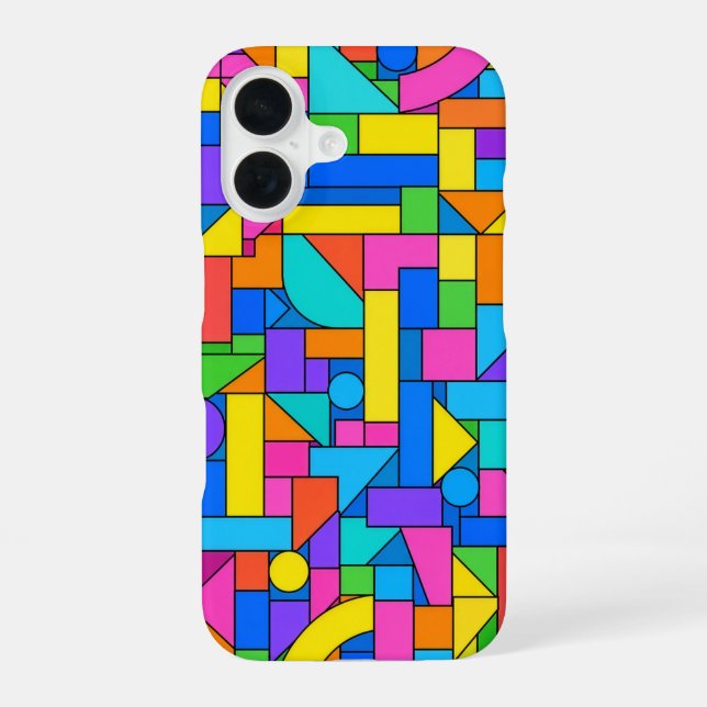 Coque iPhone 16 Color Block Disorder (Verso)