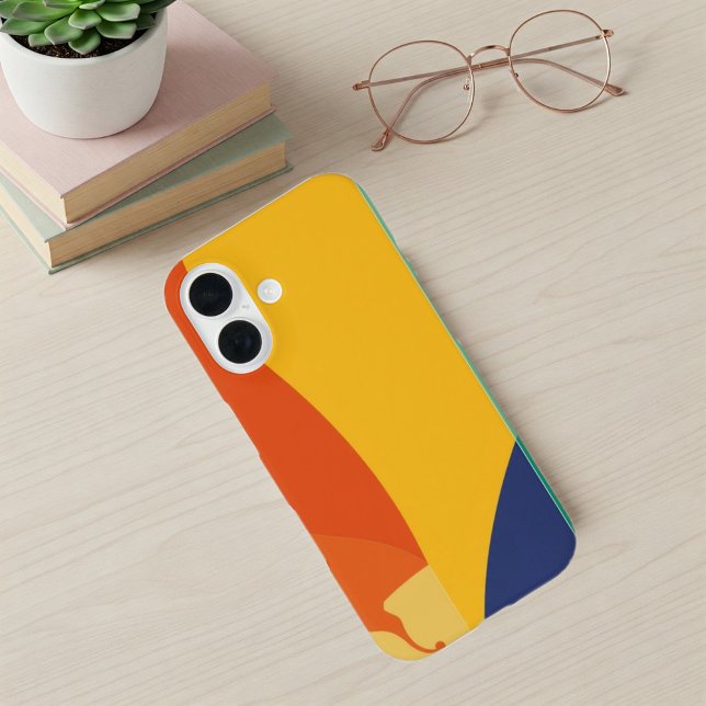 Coque iPhone 16 Colorful Trendy Modern iPhone Case  (Créateur téléchargé)