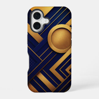 Coque iPhone 16 Composition Abstraite géométrique