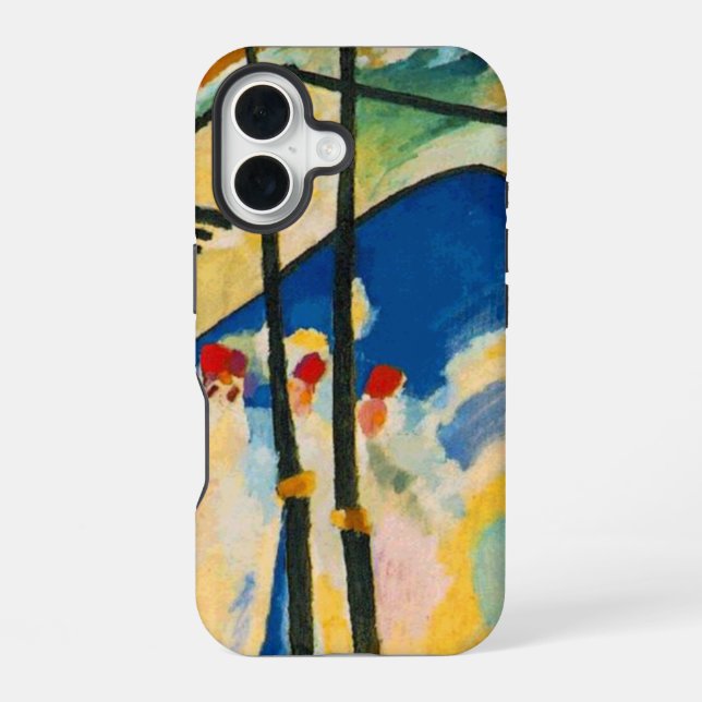 Coque iPhone 16 Composition IV de Kandinsky (Verso)