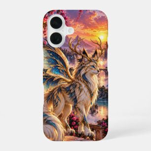 Coque iPhone 16 Conception de lune fantastique