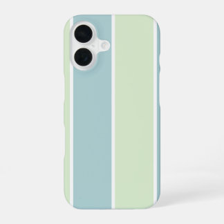 Coque iPhone 16 Conception de motif à rayures verticales de couleu