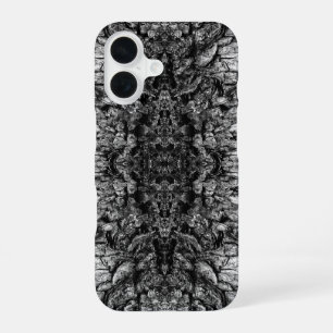 Coque iPhone 16 Conception de motif de photo en noir et blanc d'éc