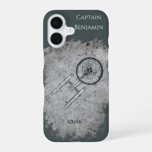 Coque iPhone 16 Conception de Surprise de Vaisseau Spatial sur Tro