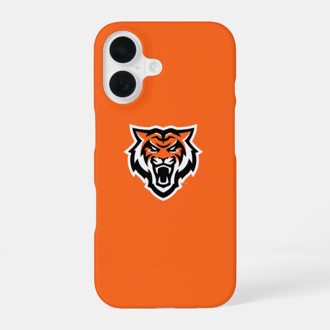 Coque iPhone 16 Conception d'esprit des Bengals de l'Université d' (Verso)