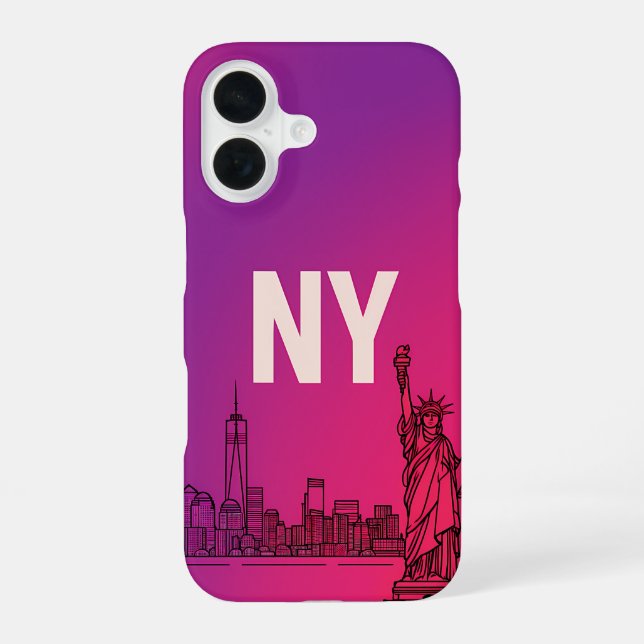 Coque iPhone 16 Conception NY Core (Verso)