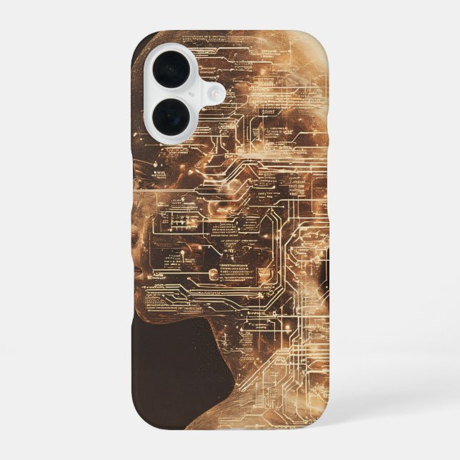 Coque iPhone 16 Conscience Numérique (Verso)