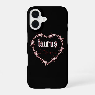 Coque iPhone 16 Constellation du Taureau Anniversaire Gothique Edg