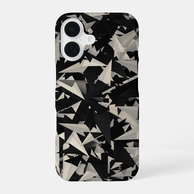 Coque iPhone 16 cool abstrait (Verso)